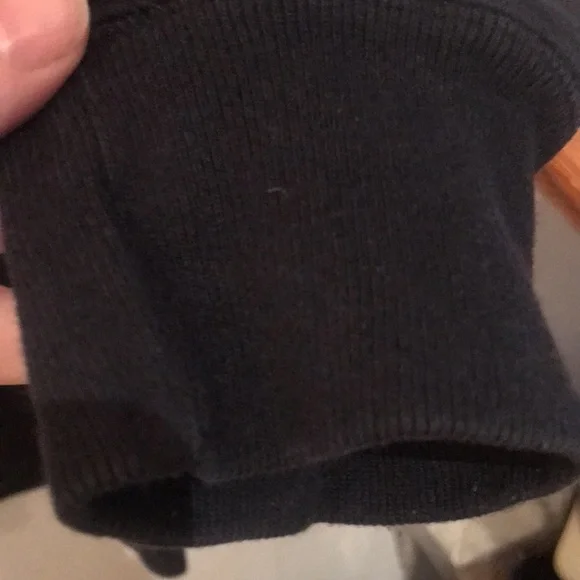 Roots Athletics Classic dark blue quarter zip hoodie with front pouch pocket - Picture 6 of 6